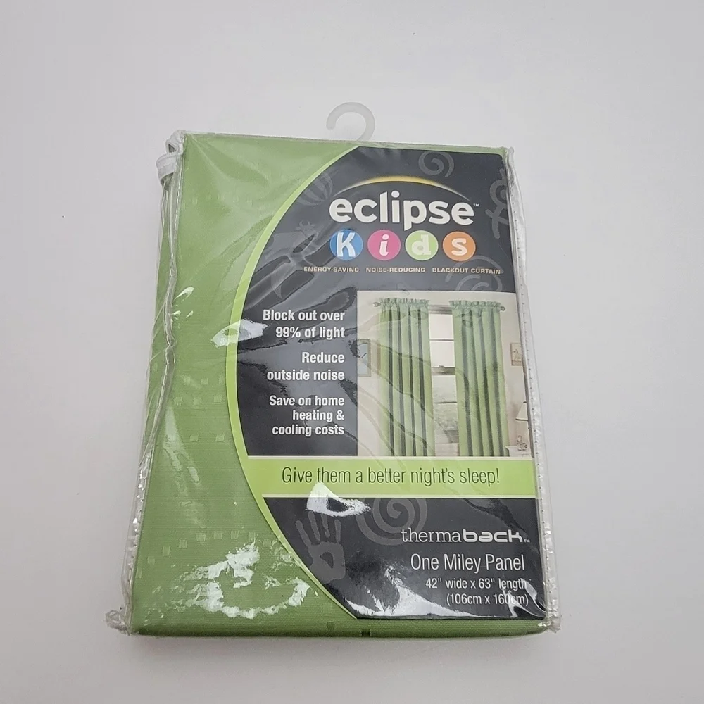 Green Blackout Curtain eclipse